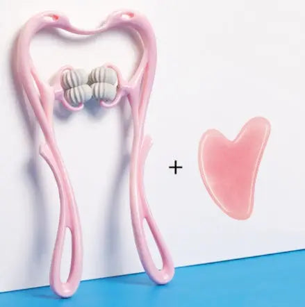 Multifunctional Manual Six-wheel Neck Massager Massage Relieve Roller Massage Tool VYLUX