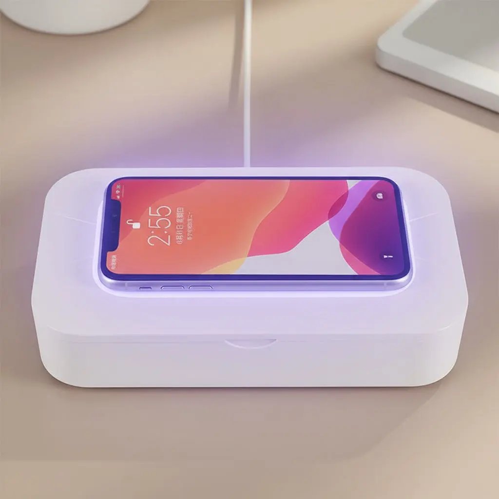 UV Sanitizer & Wireless Charger Clean, Safe & Fast Charging - VYLUX