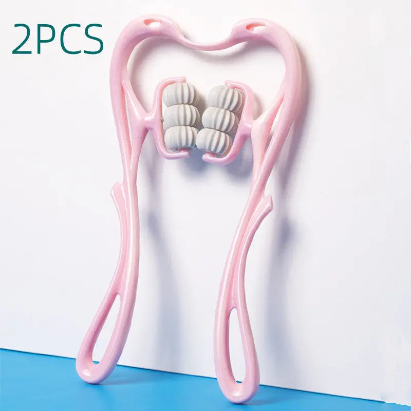 Multifunctional Manual Six-wheel Neck Massager Massage Relieve Roller Massage Tool VYLUX