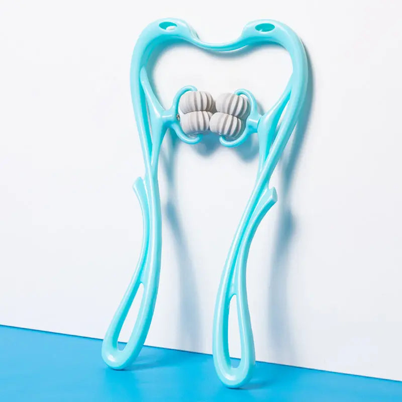 Multifunctional Manual Six-wheel Neck Massager Massage Relieve Roller Massage Tool VYLUX