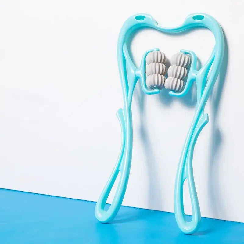 Multifunctional Manual Six-wheel Neck Massager Massage Relieve Roller Massage Tool VYLUX